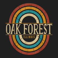 Vintage Retro Oak Forest Illinois Il Women Men Souvenirs T Shirt Ladies Polo Shirt | Artistshot