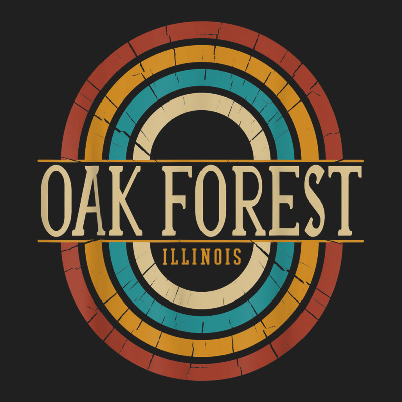 Vintage Retro Oak Forest Illinois Il Women Men Souvenirs T Shirt Ladies Polo Shirt by nilda1pr4klauer | Artistshot