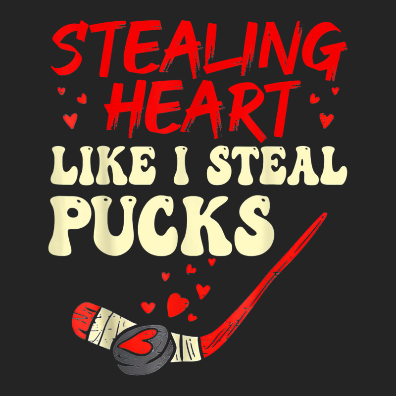 Stealing Heart Like I Steal Pucks Shirt Valentines Day Hocky T Shirt 3/4 Sleeve Shirt | Artistshot