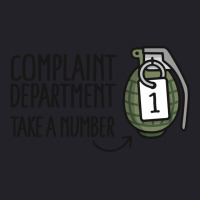 Complaint Department Take A Number Hand Grenade Unisex Sherpa-lined Denim Jacket | Artistshot