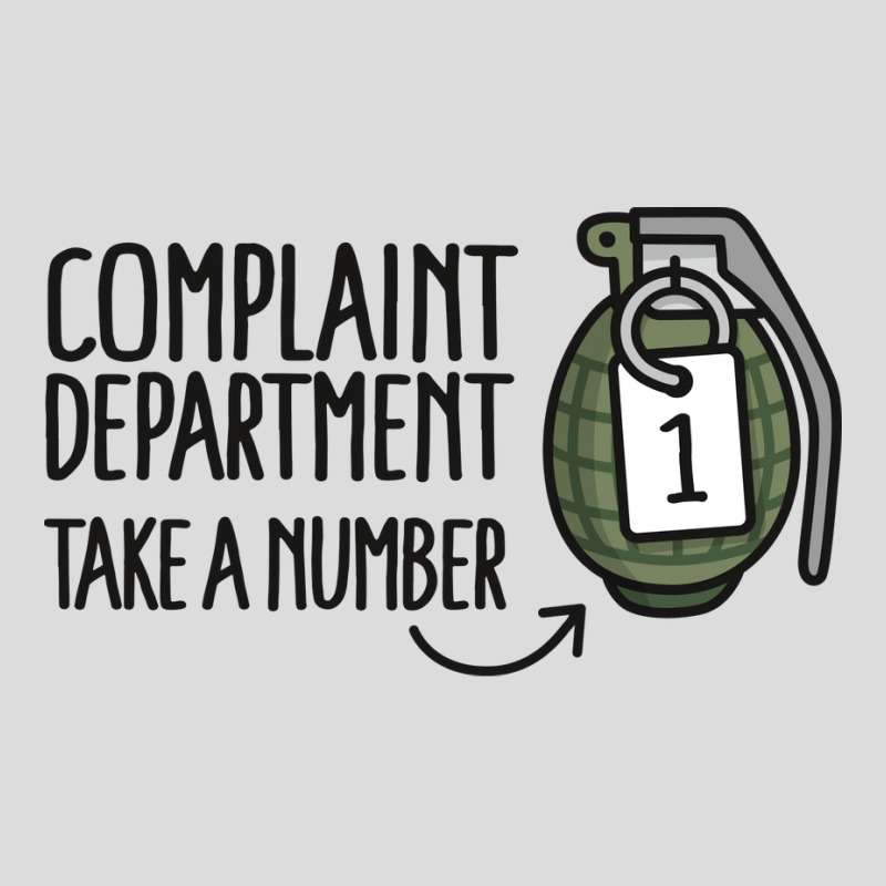 Complaint Department Take A Number Hand Grenade Men's Polo Shirt by ajithcti1 | Artistshot