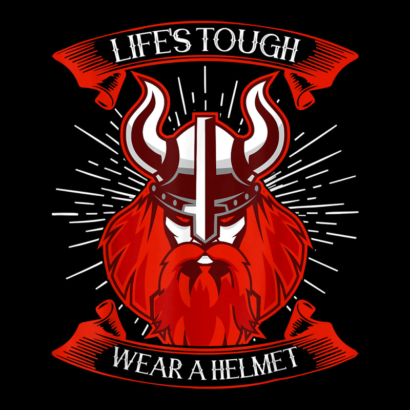 Life's Tough, Wear A Helmet  Norse Viking T Shirt Adjustable Cap | Artistshot