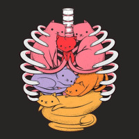 Organs Made Out Of Cats Ladies Fitted T-shirt | Artistshot