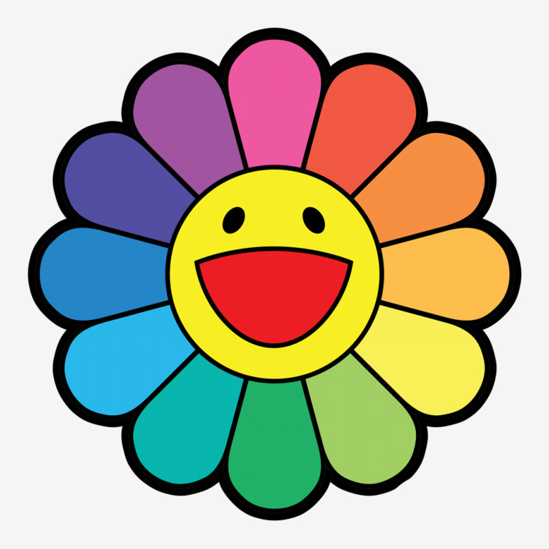 Takashi Murakami Flower Emoji Keychain (D) 