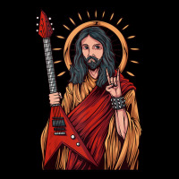 Jesus Playing Heavy Metal Guitar Tank Top Unisex Jogger | Artistshot