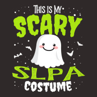 Funny Halloween This Is My Scary Slpa Custome Speech Aide Premium Racerback Tank | Artistshot