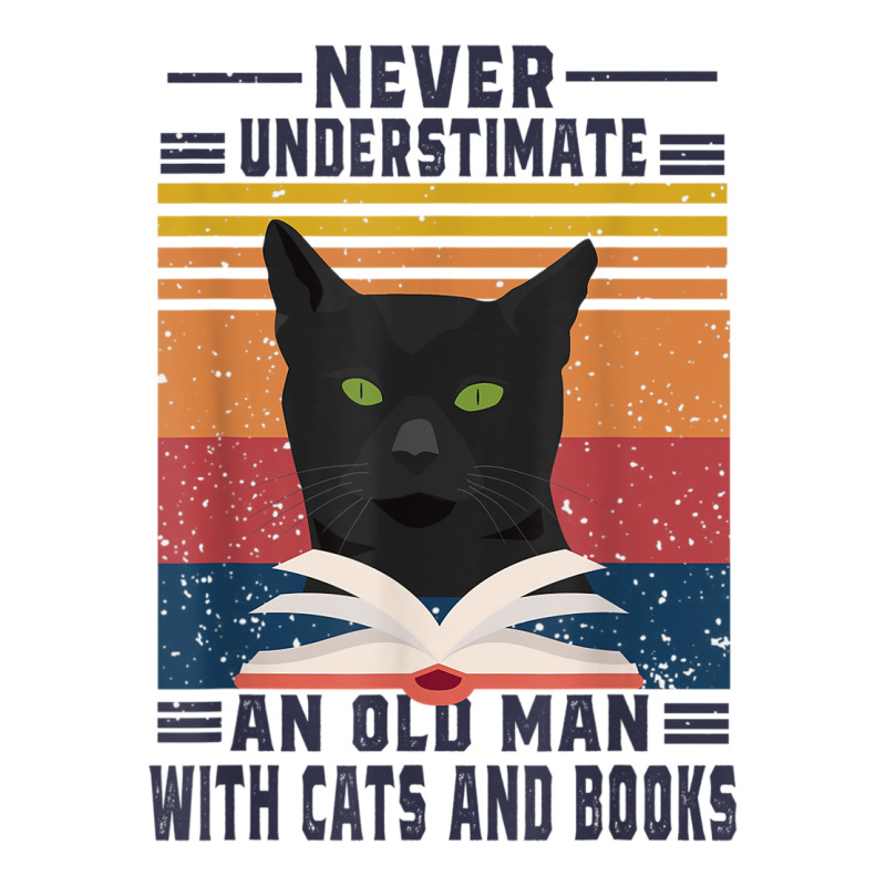 An Old Man With Cats And Books Cat Daddy Edition Crop Top by ROXANZALEZ | Artistshot