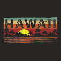 Vintage Tropical Hawaii T Shirt   Hawaiian T Shirt Ladies Fitted T-shirt | Artistshot