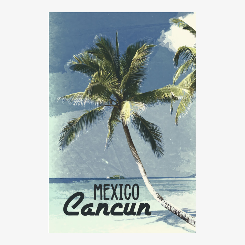 Cancun Mexico ✪ Vintage Style Poster (1) Champion Hoodie | Artistshot