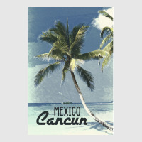 Cancun Mexico ✪ Vintage Style Poster (1) Unisex Jogger | Artistshot