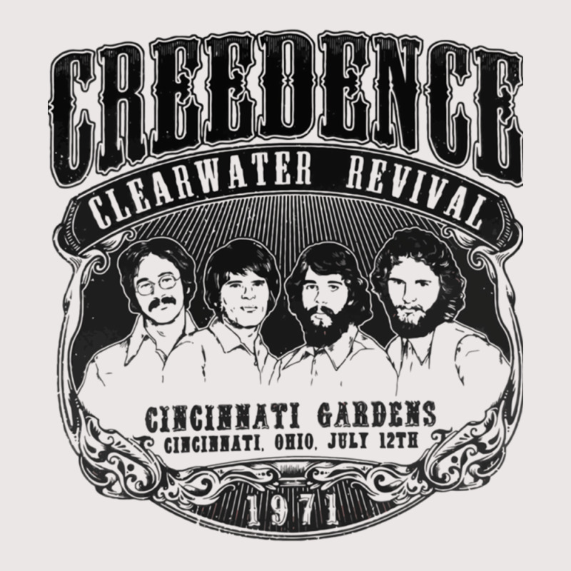 Mens Retro Creedence Clearwater Revival 1971 Brown Pocket T-shirt | Artistshot