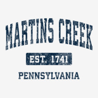 Martins Creek Pennsylvania Pa Vintage Athletic Sports Design Graphic T-shirt | Artistshot