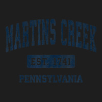 Martins Creek Pennsylvania Pa Vintage Athletic Sports Design Classic T-shirt | Artistshot