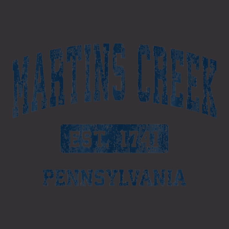 Martins Creek Pennsylvania Pa Vintage Athletic Sports Design Vintage Hoodie And Short Set | Artistshot