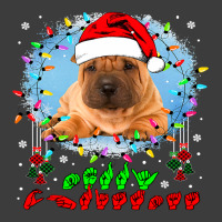 Merry Christmas Hands Sign Language Santa Shar Pei Lover154 Men's Polo Shirt | Artistshot