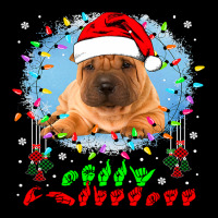 Merry Christmas Hands Sign Language Santa Shar Pei Lover154 Unisex Jogger | Artistshot