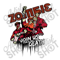 Cool Vector Zombie Join Us 3/4 Sleeve Shirt | Artistshot