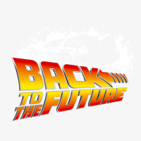 Back To The Future  Delorean White Stencil Fan Art Ladies Fitted T-shirt | Artistshot