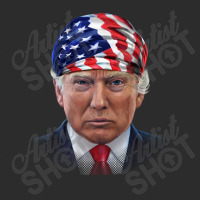 President Donald Trump In Flag Of Usa Head Wrap Shirts Exclusive T-shirt | Artistshot