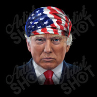 President Donald Trump In Flag Of Usa Head Wrap Shirts Zipper Hoodie | Artistshot