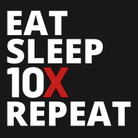 Eat Sleep 10x Repeat (1) Flannel Shirt | Artistshot