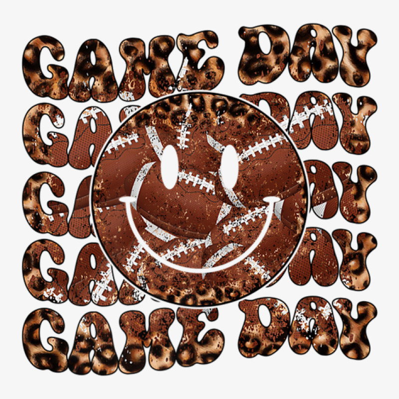 Cute Retro Wavy Game Day Football Leopard Print Champion Hoodie | Artistshot