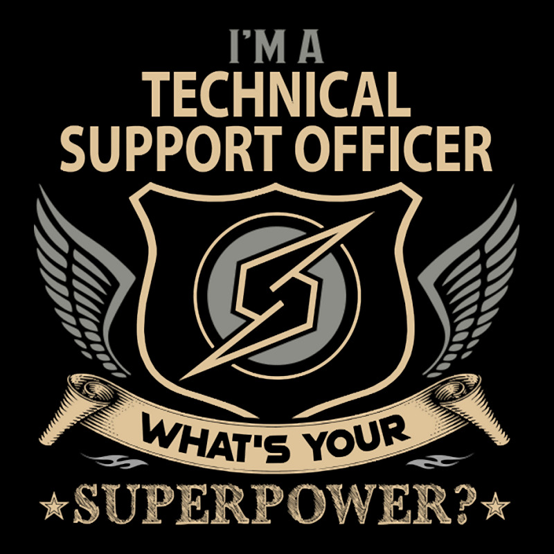 Limited Edition Technical Support Officer T Shirt - Superpower Gift It Adjustable Cap | Artistshot