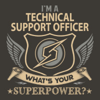 Limited Edition Technical Support Officer T Shirt - Superpower Gift It Bucket Hat | Artistshot