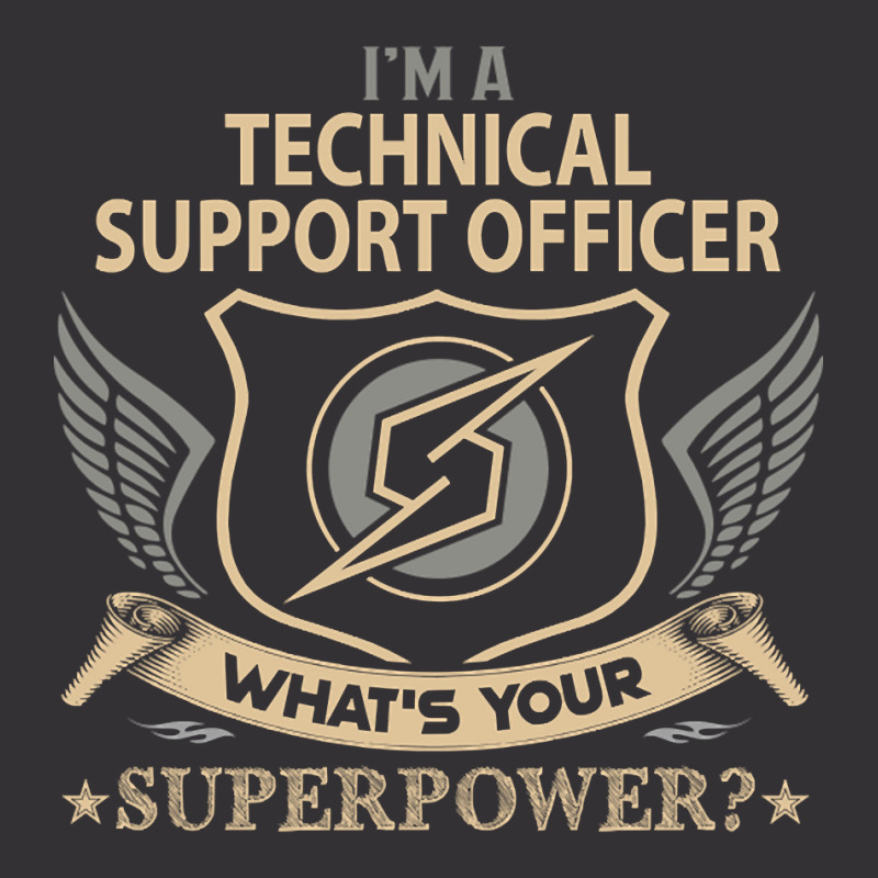 Limited Edition Technical Support Officer T Shirt - Superpower Gift It Vintage Short | Artistshot