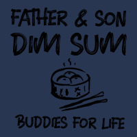 Father Son Dim Sum Buddies For Life Dark Print Men Denim Jacket | Artistshot