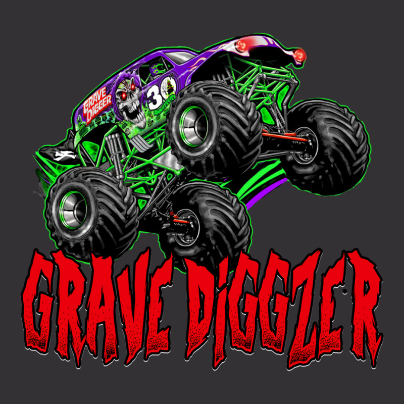 Monster Jam Grave Digger Monster Truck Fanart Gift Ideas Racin Flag Ki ...