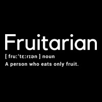 Fruitarian Definition Shirt Fruitarianism Cookbook Gift V-neck Tee | Artistshot