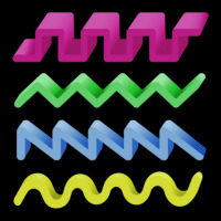 Synthesizer Waveforms 1 Kids Cap | Artistshot