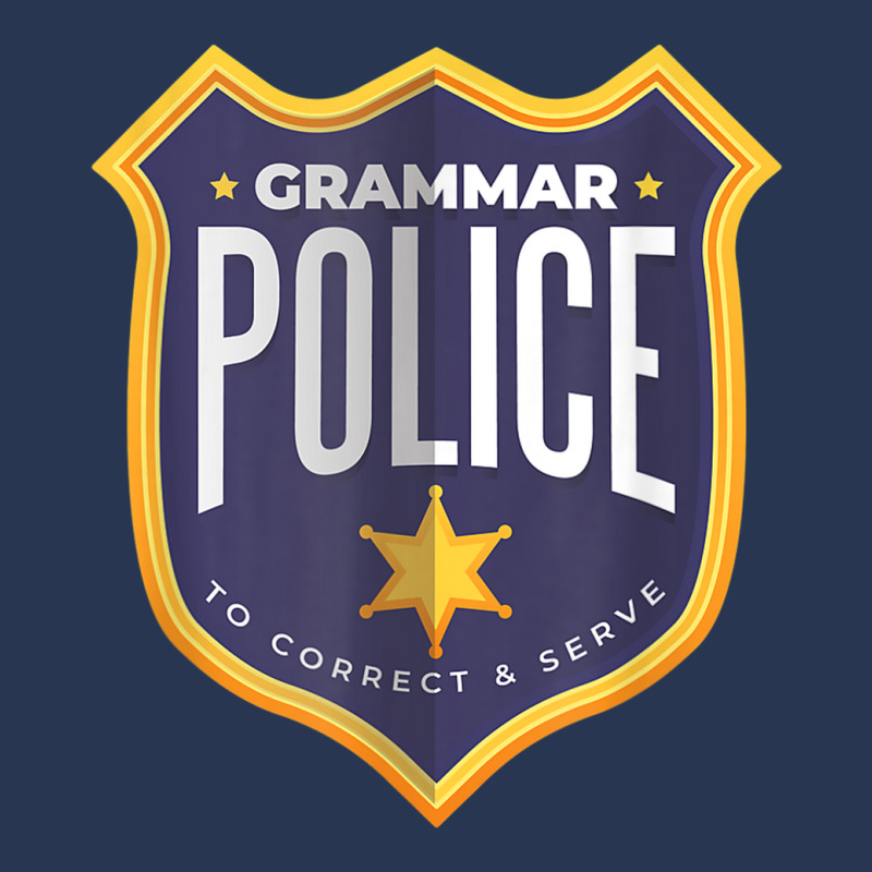 Grammar Police Ladies Denim Jacket by ChristinaMarieCavanaugh | Artistshot