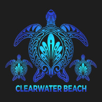 Vintage Clearwater Beach Florida Blue Sea Turtle Souvenirs T Shirt Classic T-shirt | Artistshot