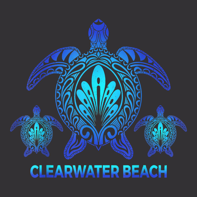 Vintage Clearwater Beach Florida Blue Sea Turtle Souvenirs T Shirt Vintage Hoodie by shmonotpv4s | Artistshot