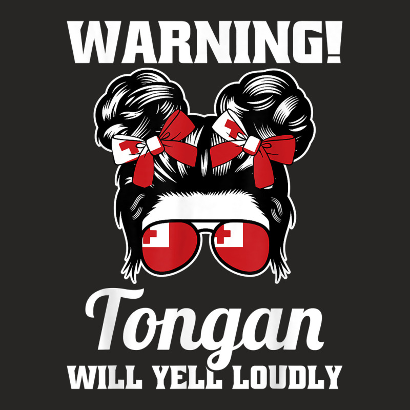 Warning! Tongan Will Yell Loudly Tonga T Shirt Ladies Fitted T-Shirt by noelenedh2mar | Artistshot