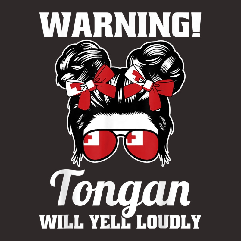 Warning! Tongan Will Yell Loudly Tonga T Shirt Racerback Tank by noelenedh2mar | Artistshot