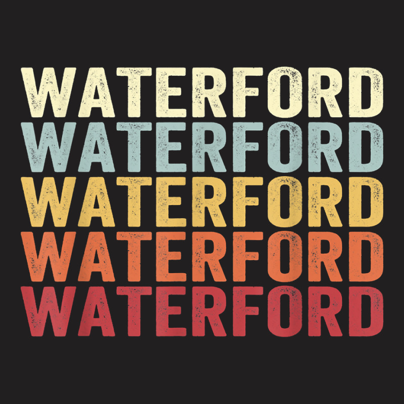 Waterford Michigan Waterford Mi Retro Vintage Text T Shirt T-shirt | Artistshot