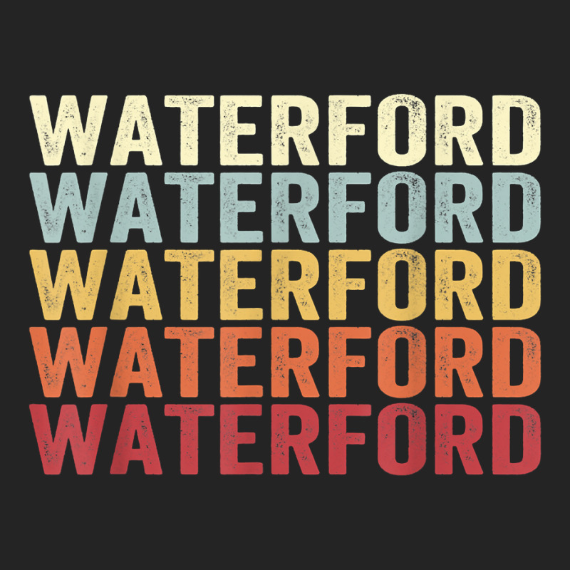 Waterford Michigan Waterford Mi Retro Vintage Text T Shirt 3/4 Sleeve Shirt | Artistshot