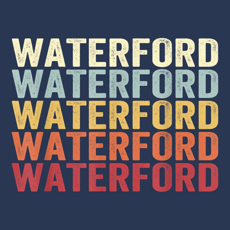 Waterford Michigan Waterford Mi Retro Vintage Text T Shirt Men Denim Jacket | Artistshot