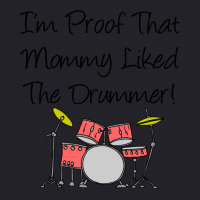 Im Proof That Mommy Liked The Drummer Pink Drum Set Unisex Sherpa-lined Denim Jacket | Artistshot