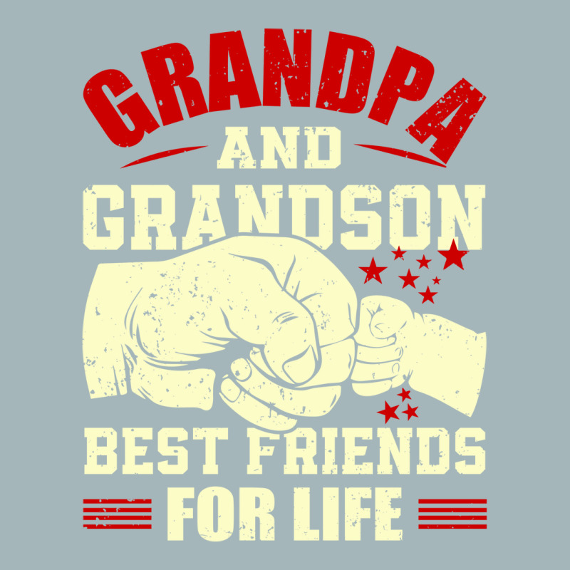 Grandpa & Grandson Best Friends For Life Grandad Grandpa Unisex Sherpa-lined Denim Jacket | Artistshot