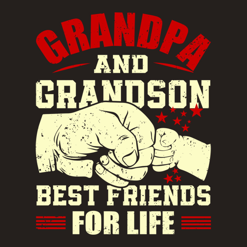 Grandpa & Grandson Best Friends For Life Grandad Grandpa Tank Top | Artistshot