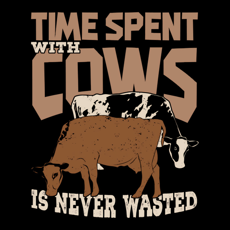 Time Spent With Cows Is Never Wasted Adjustable Cap | Artistshot