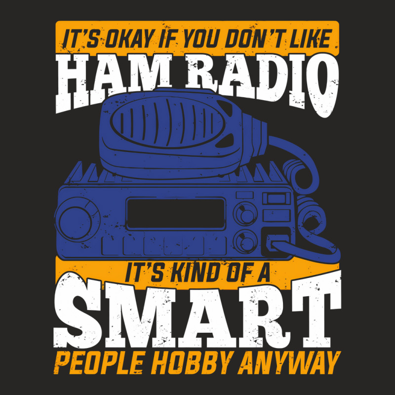 Ham Radio Operator Amateur Hams Gift Ladies Fitted T-Shirt by ClarityDade | Artistshot