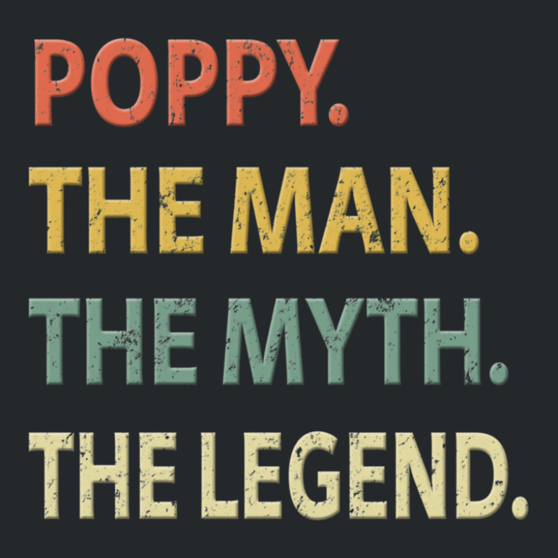 Poppy The Man The Myth The Legend Crewneck Sweatshirt | Artistshot