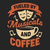 Fueled By Musicals And Coffee 3/4 Sleeve Shirt | Artistshot