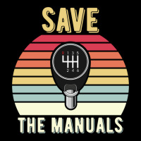 Save The Manuals Funny Car Lover Quotes Vintage Retro Adjustable Cap | Artistshot