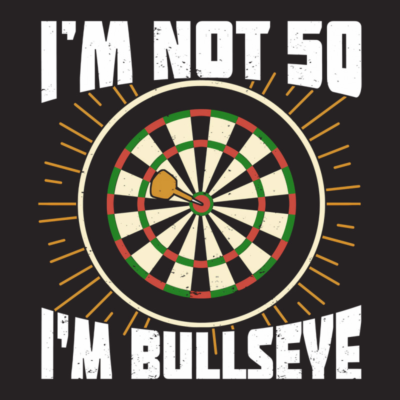 Im Not 50 Im Bullseye Darts Player Birthday Gift Vintage Cap by ClarityDade | Artistshot